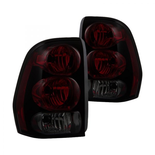 Spyder® - Chrome Red/Smoke Factory Style Tail Lights, Chevy Trailblazer