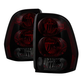 Spyder® - Driver and Passenger Side Chrome Red/Smoke Euro Tail Lights