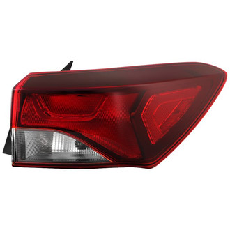 Spyder® - Passenger Side Outer Black/Red Factory Style Tail Light