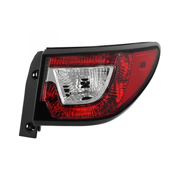Spyder® - Passenger Side Outer Black/Red Factory Style Tail Light