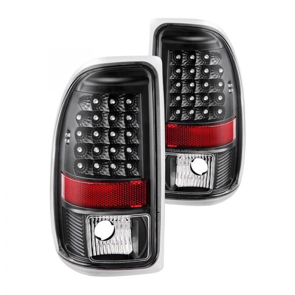 Spyder® - Black LED Tail Lights, Dodge Dakota