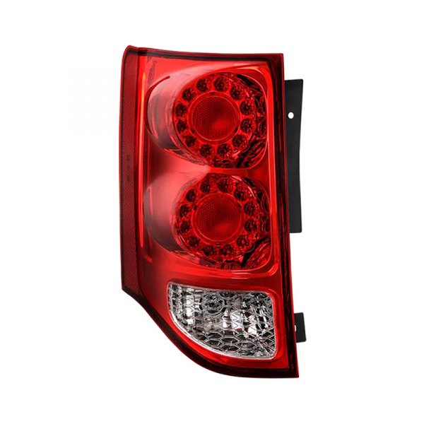 Spyder® - Driver Side Chrome/Red Factory Style LED Tail Light, Dodge Grand Caravan