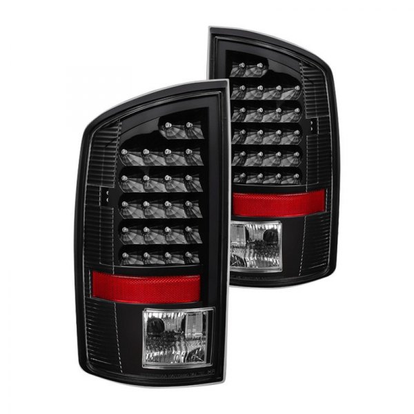 Spyder® - Black LED Tail Lights, Dodge Ram
