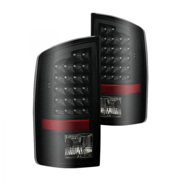 Spyder® - Black/Smoke LED Tail Lights, Dodge Ram