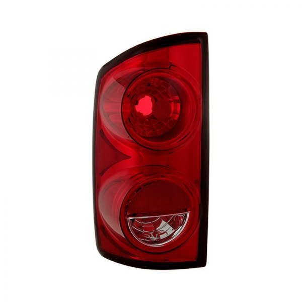 Spyder® - Driver Side Chrome/Red Factory Style Tail Light, Dodge Ram