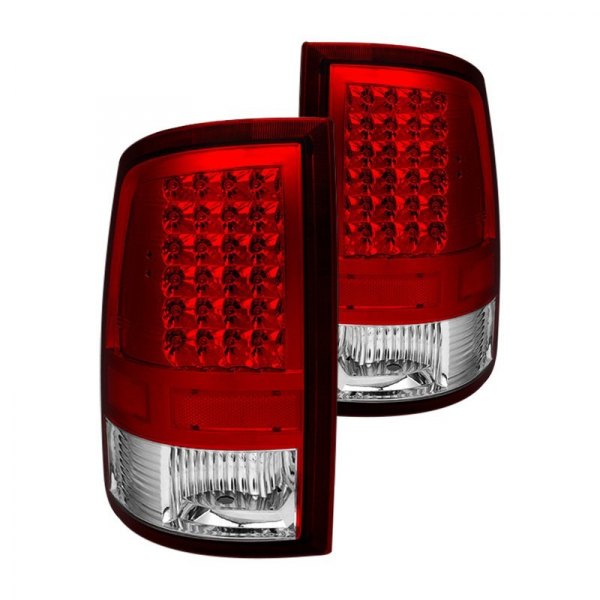 Spyder® - Chrome/Red LED Tail Lights