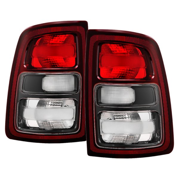 Spyder® - Driver and Passenger Side Chrome Factory Style Tail Lights