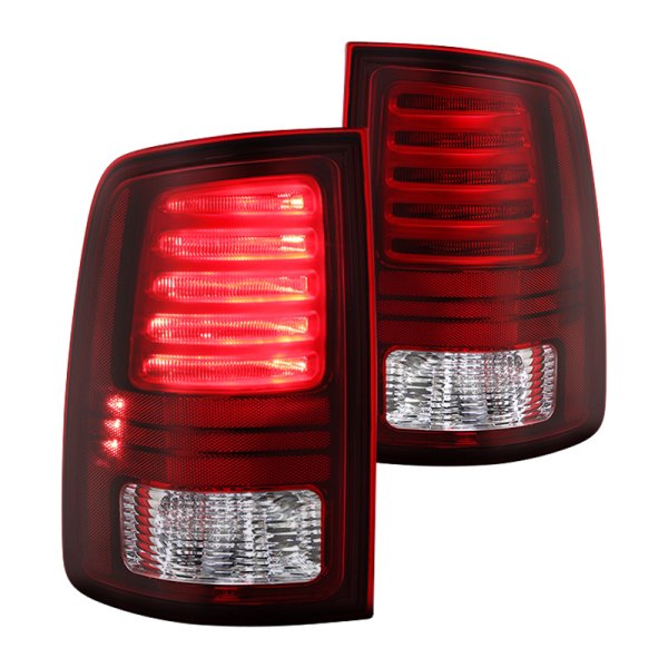 Spyder® - Chrome Red/Smoke Factory Style LED Tail Lights