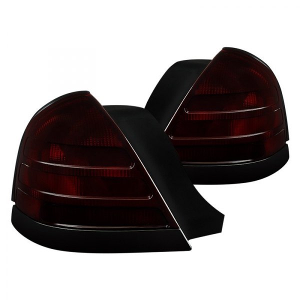 Spyder® - Chrome Red/Smoke Factory Style Tail Lights, Ford Crown Victoria