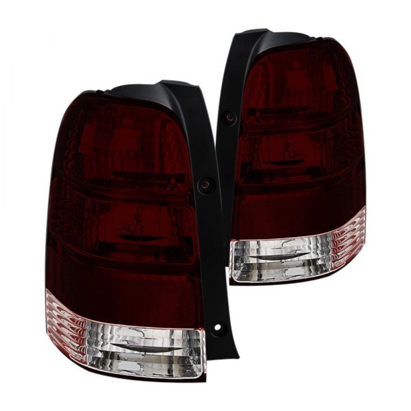 Spyder® - Chrome Red/Smoke Factory Style Tail Lights, Ford Escape