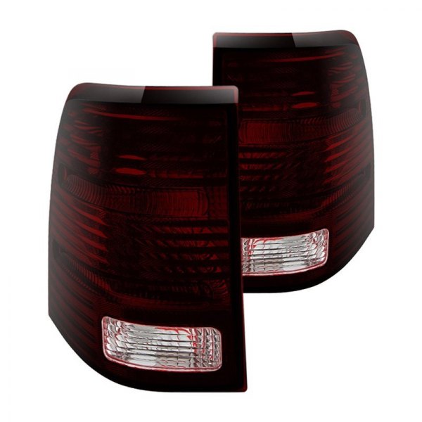 Spyder® - Chrome Red/Smoke Factory Style Tail Lights, Ford Explorer