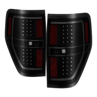 Spyder® - Driver and Passenger Side Black/Smoke Fiber Optic LED Tail Lights