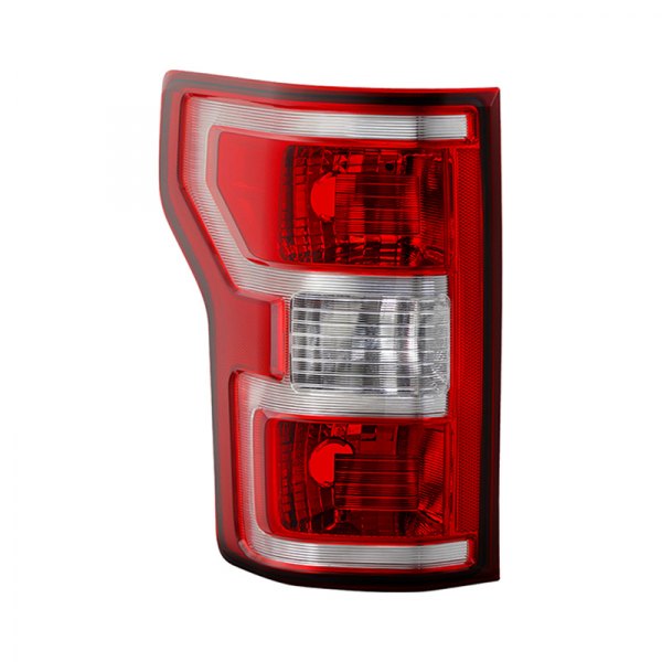 Spyder® - Driver Side Chrome/Red Factory Style Tail Light, Ford F-150