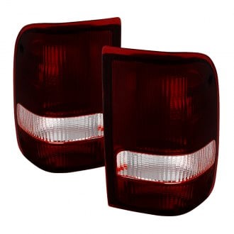 Spyder® - Chrome Red/Smoke Factory Style Tail Lights