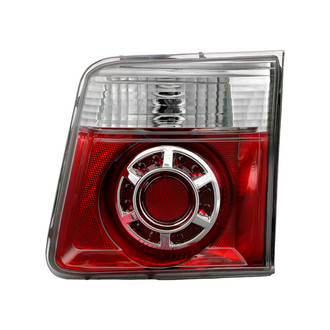 Spyder® - Passenger Side Inner Chrome/Red Factory Style LED Tail Light