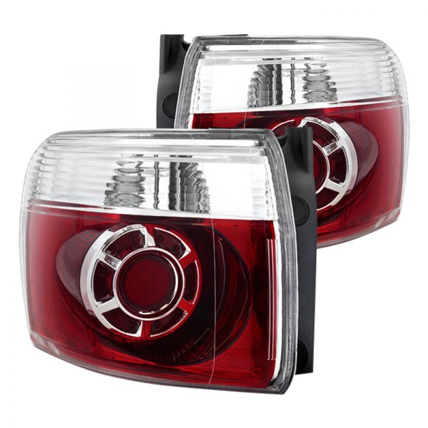 Spyder® - Outer Chrome/Red Factory Style Tail Lights, GMC Acadia
