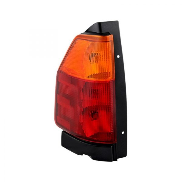 Spyder® - Driver Side Chrome Red/Amber Factory Style Tail Light, GMC Envoy