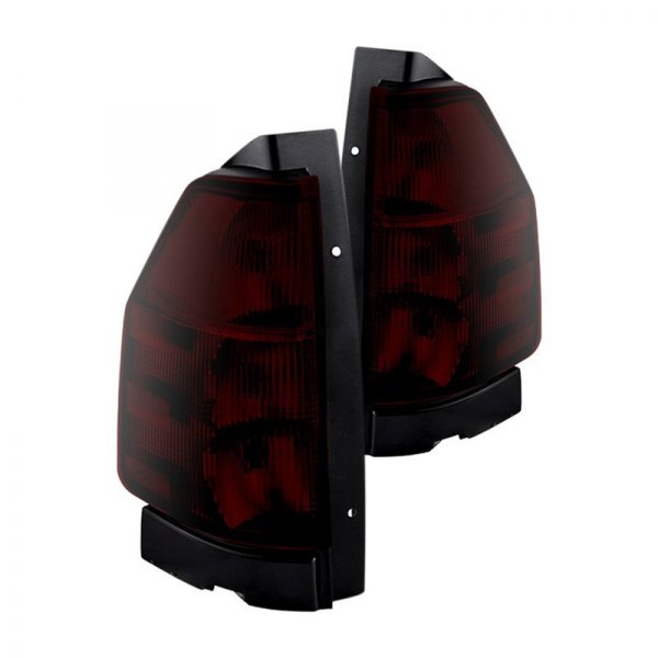 Spyder® - Chrome Red/Smoke Factory Style Tail Lights, GMC Envoy