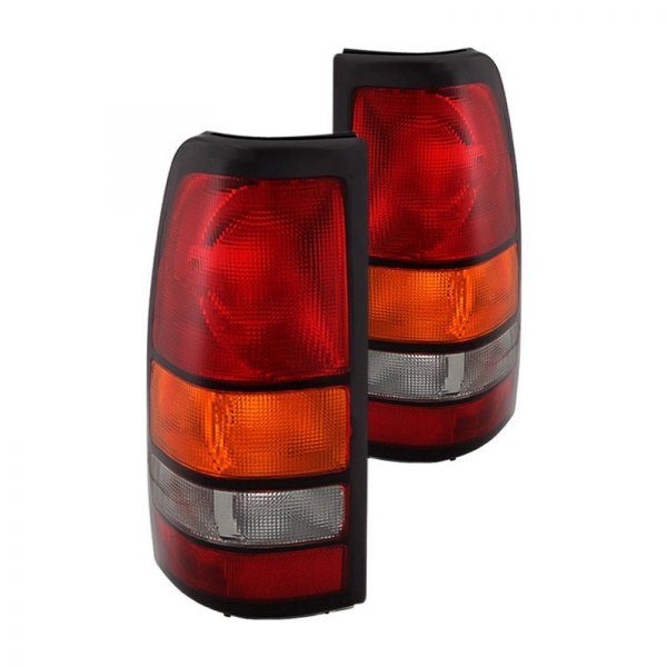 Spyder® - Chrome Red/Amber Factory Style Tail Lights