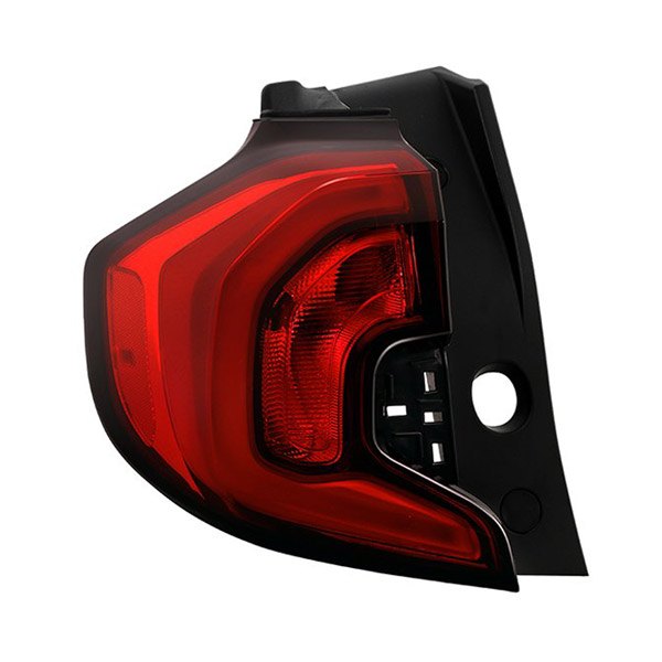 Spyder® - Driver Side Black/Red Factory Style Fiber Optic LED Tail Light