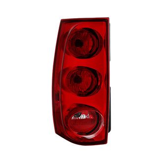 Spyder® - Driver Side Chrome/Red Factory Style Tail Light