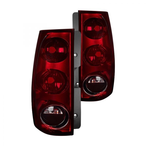 Spyder® - Chrome Red/Smoke Factory Style Tail Lights, GMC Yukon