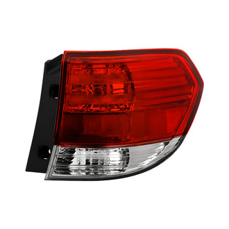 Spyder® - Passenger Side Outer Chrome/Red Factory Style Tail Light