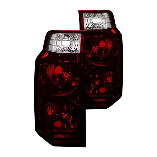 Spyder® - Chrome Red/Smoke Factory Style Tail Lights, Jeep Commander