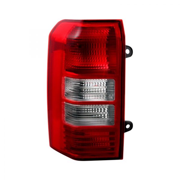 Spyder® - Driver Side Chrome/Red Factory Style Tail Light, Jeep Patriot