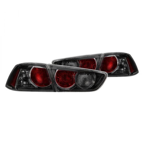Spyder® - Black/Smoke Factory Style Tail Lights, Mitsubishi Lancer