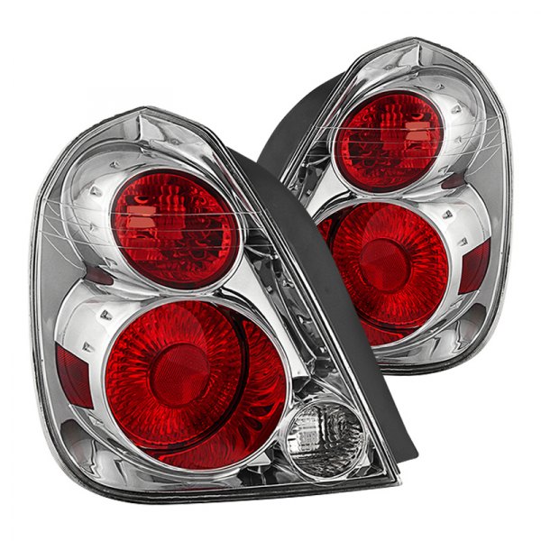 Spyder® - Chrome/Red Factory Style Tail Lights, Nissan Altima
