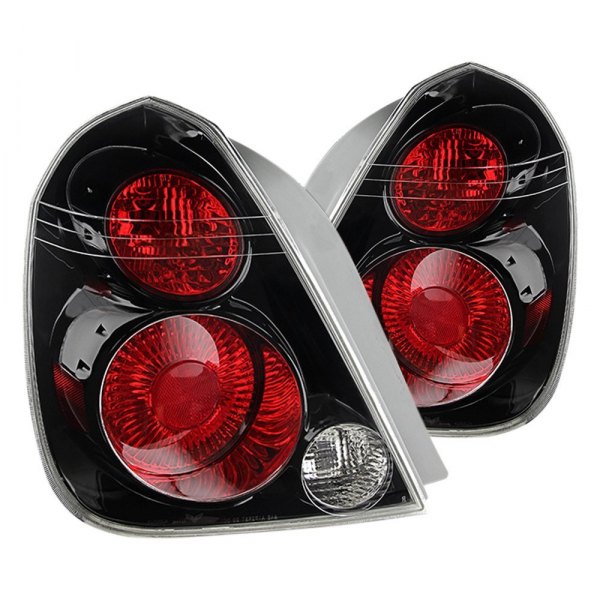 Spyder® - Black/Red Factory Style Tail Lights, Nissan Altima