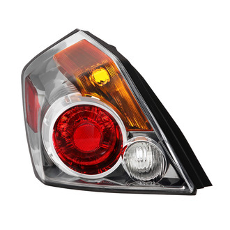 Spyder® - Driver Side Black/Chrome Red/Amber Factory Style Tail Light