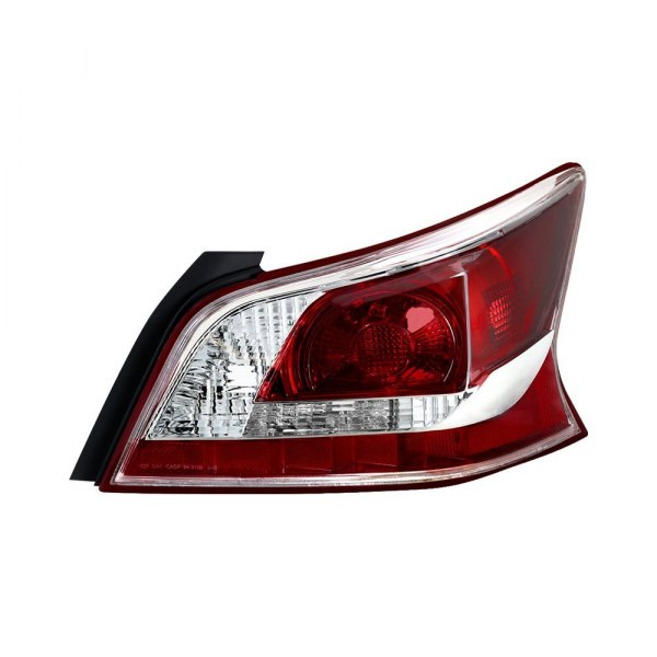Spyder® - Passenger Side Chrome/Red Factory Style Tail Light, Nissan Altima