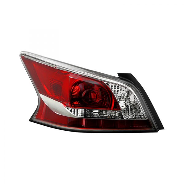 Spyder® - Driver Side Gray Red Factory Style Tail Light, Nissan Altima