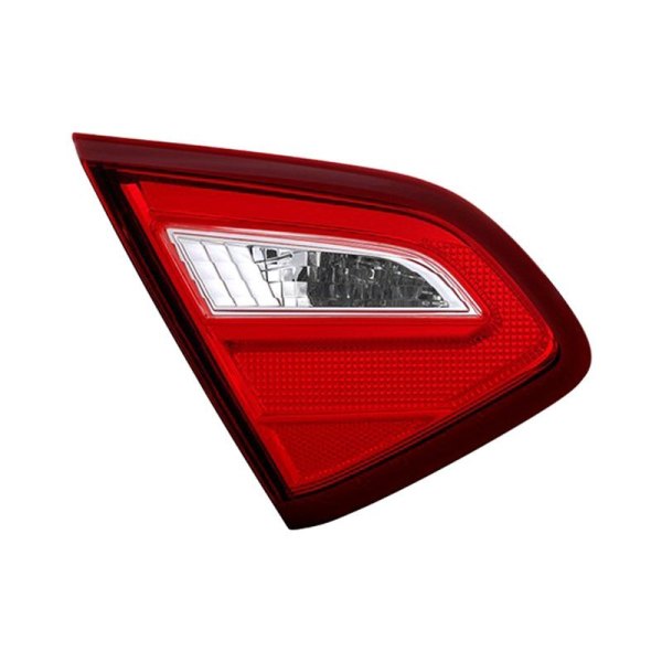 Spyder® - Driver Side Inner Chrome/Red Factory Style Tail Light, Nissan Altima