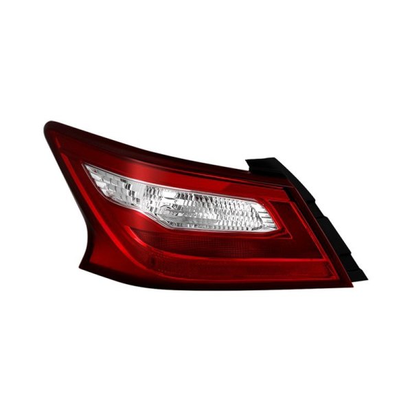 Spyder® - Driver Side Outer Chrome/Red Factory Style Tail Light, Nissan Altima