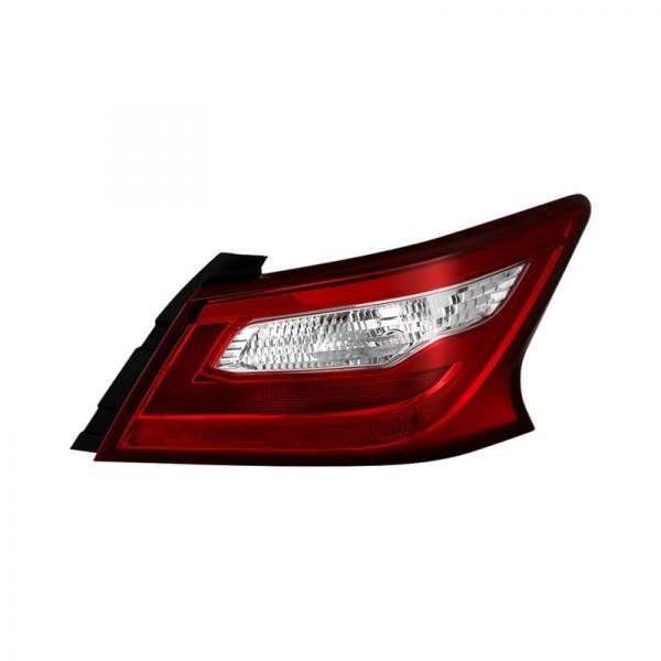 Spyder® - Passenger Side Outer Chrome/Red Factory Style Tail Light, Nissan Altima