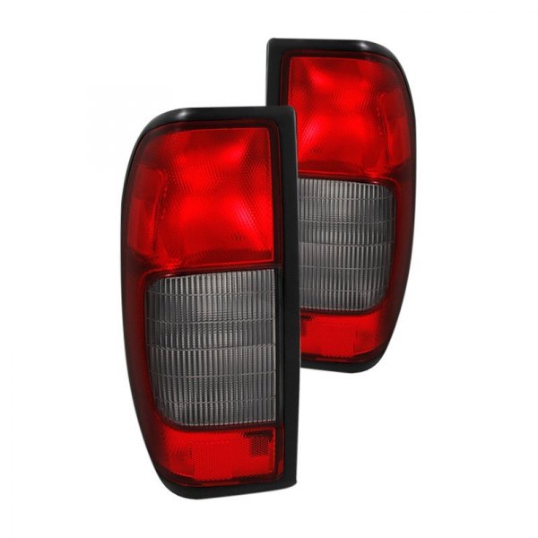 Spyder® - Chrome/Red Factory Style Tail Lights, Nissan Frontier