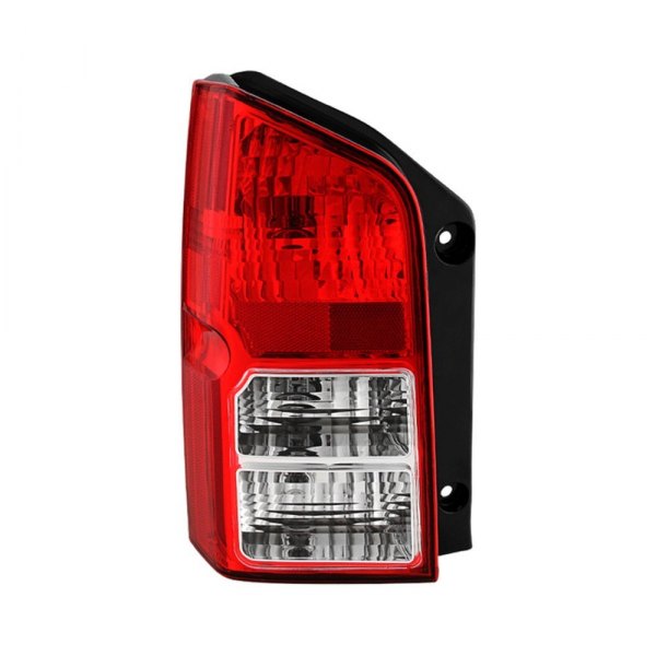 Spyder® - Driver Side Chrome/Red Factory Style Tail Light, Nissan Pathfinder