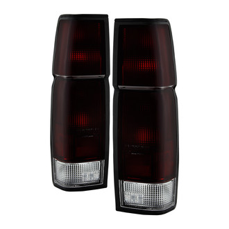Spyder® - Driver and Passenger Side Black Red/Smoke Euro Tail Lights