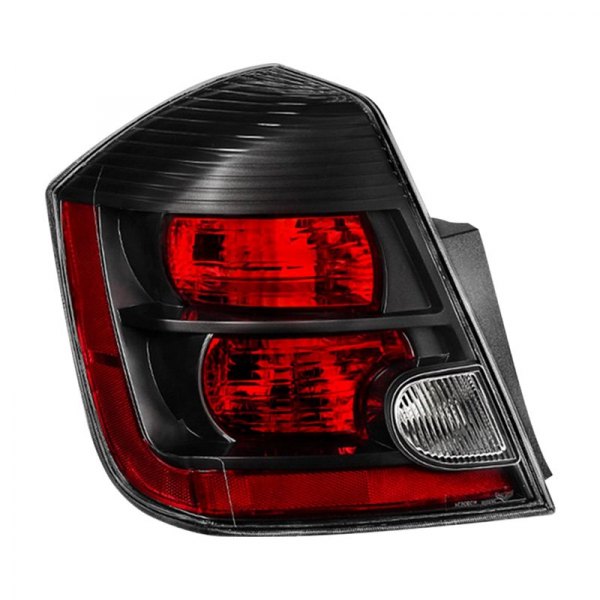 Spyder® - Driver Side Black/Red Factory Style Tail Light, Nissan Sentra