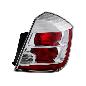 Spyder® - Passenger Side Chrome/Red Factory Style Tail Light