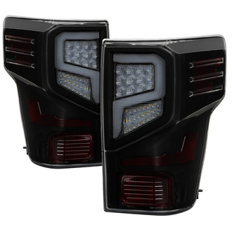 Spyder® - Driver and Passenger Side Black/Smoke Fiber Optic LED Tail Lights