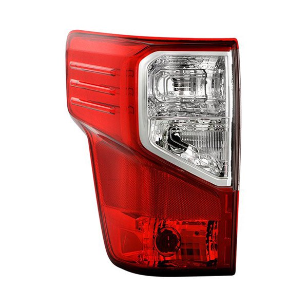 Spyder® - Driver Side Chrome/Red Factory Style Tail Light, Nissan Titan