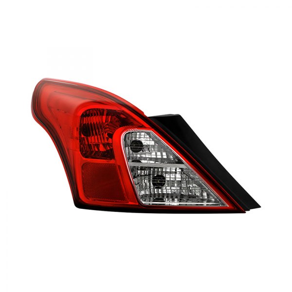 Spyder® - Driver Side Chrome/Red Factory Style Tail Light