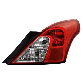 Spyder® - Passenger Side Chrome/Red Factory Style Tail Light