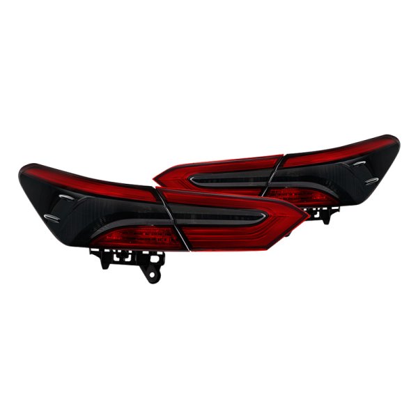 Spyder® - Black Red/Smoke Factory Style Tail Lights, Toyota Camry