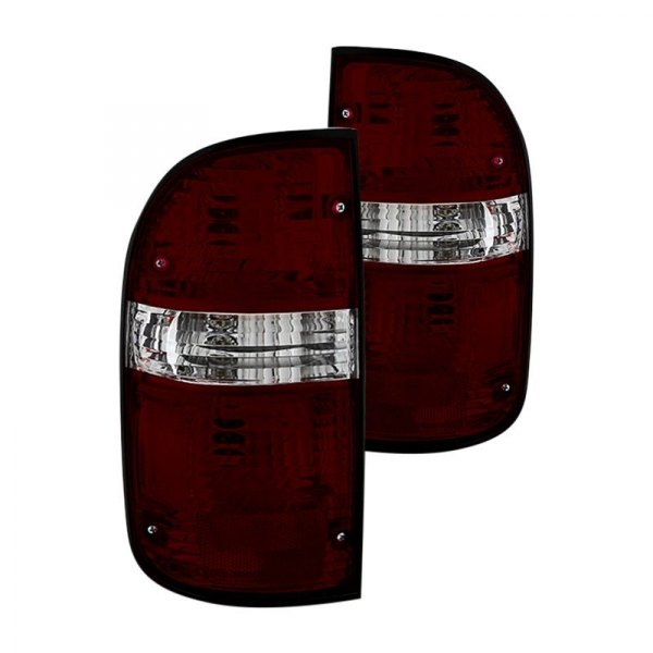 Spyder® - Chrome Red/Smoke Factory Style Tail Lights, Toyota Tacoma