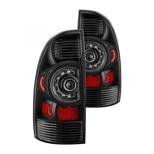 Spyder® - Black Factory Style LED Tail Lights, Toyota Tacoma